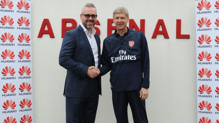Global partnership between Arsenal Football Club and Huawei